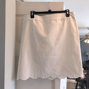 Talbots white skirt - size 10